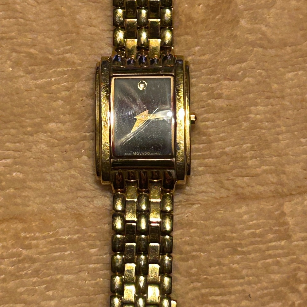 Movado Gold Smartwatch with Sleek Design and Advanced Features